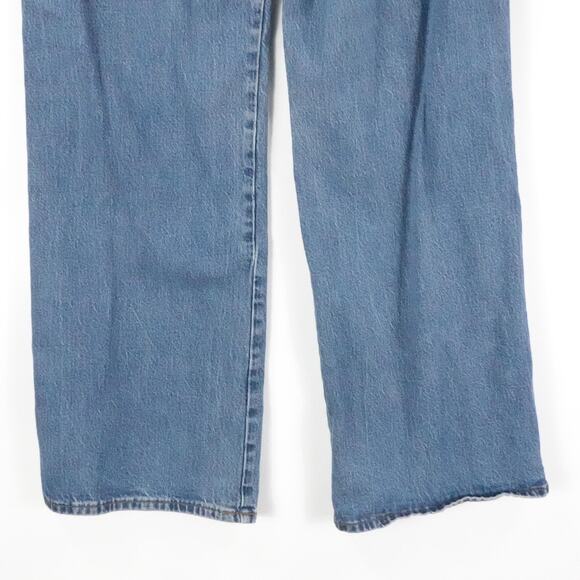 Reformation Jeans Womens 32 Alyssa Wide Leg Long‎ Denim Casual High Rise - Picture 11 of 15